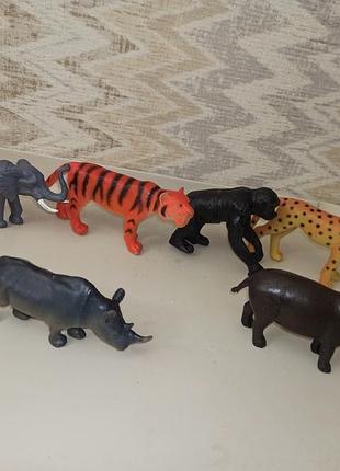 Игровой набор дикие животные 4
