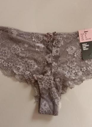M р-р .новые кружевные трусики h&m