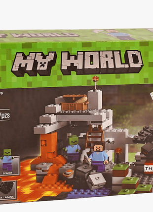 Конструктор minecraft печера, 249 дет.,10174