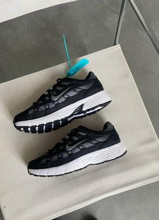 Кросівки nike p-6000 black grey white
