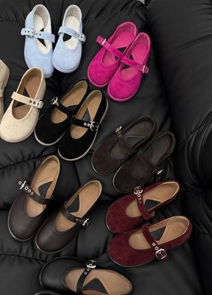 Балетки barefoot нат.кожа/замша9 фото