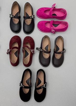 Балетки barefoot нат.кожа/замша8 фото