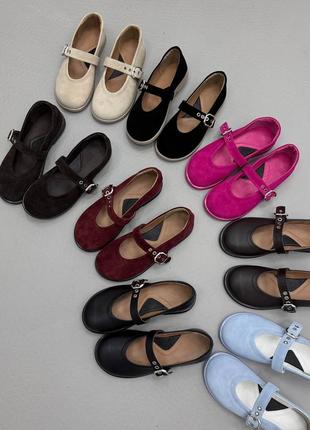 Балетки barefoot нат.кожа/замша2 фото