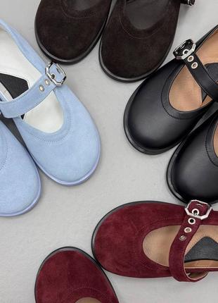 Балетки barefoot нат.кожа/замша6 фото