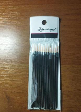 Набор тонких кистей 💅🏻