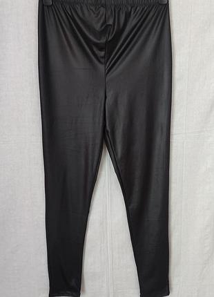 Лосины стрейчовые с пропиткой под кожу boohoo раз. 44,46,48