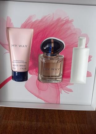 Парфумований набір giorgio armani my way