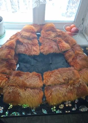 Полушубок из лисы3 фото