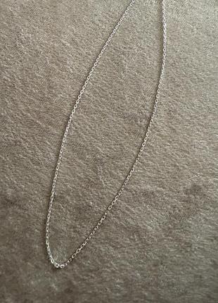 Срібний якірний ланцюжок 40 см. новий