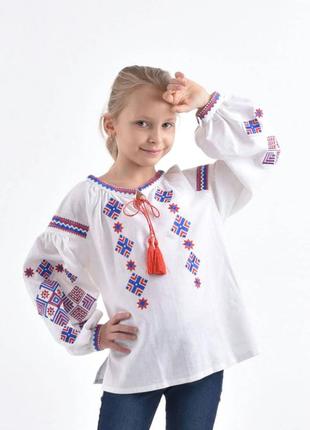 Вишиванка для дівчинки "ромби косач"