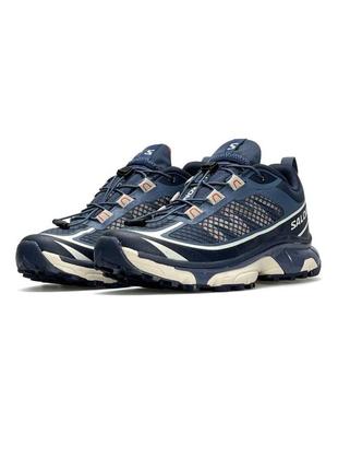 👟 чоловічі кросівки salomon xt-6 ft navy white 👟