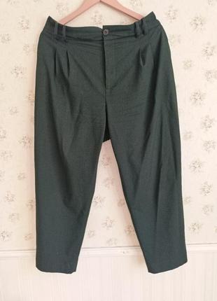 Брюки зеленые zara