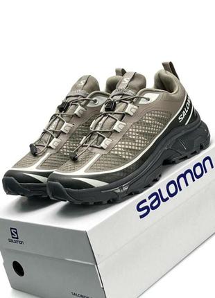 Мужские кроссовки salomon xt-6 ft khaki black