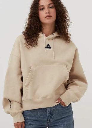 Худи женское nike acg therma-fit fleece hoodie beige