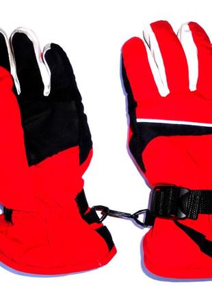 Перчатки непромокаемые термо перчатки на флисе 8-10 лет3 фото
