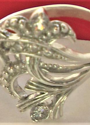 Кольцо перстень серебро 925 проба 2,60 гр 18 размер