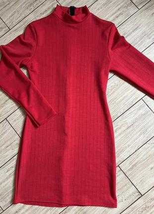Красное платье-гольф missguided