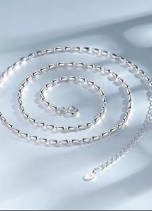 Стильная серебряная цепочка s925