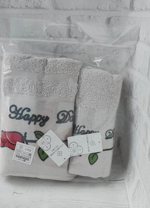 Набори махрових рушників. подарунковий набір рушників.