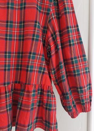 Блуза в клетку h&amp;m 13-14 лет 3