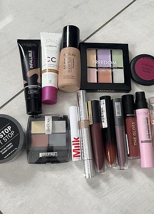 Оригінал набір косметики лореаль тональний крем тіні помада блиск isadora l’oréal