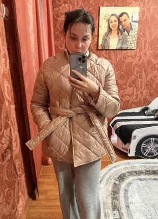 Красивая курточка под поясок