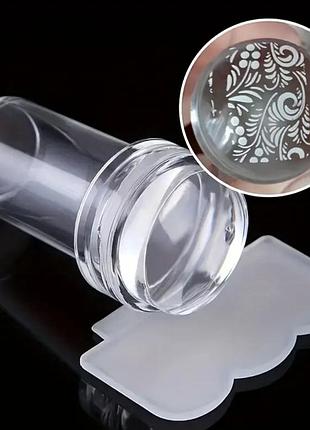 Силиконовый штамп для французского маникюра