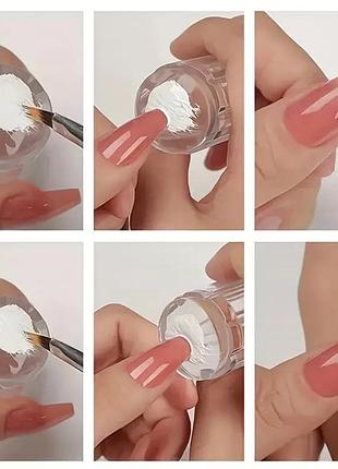 Силиконовый штамп для французского маникюра2 фото