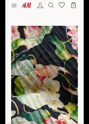 Длинное цветочное платье h&m платье вискоза платье макси цветы5 фото