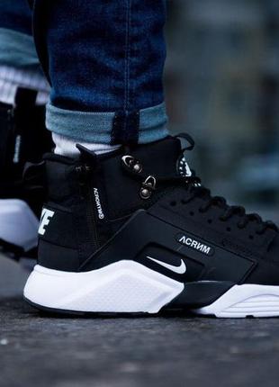 Nike huarache x acronym city mid leather🆕шикарные кроссовки найк🆕купить наложенный платёж1 фото