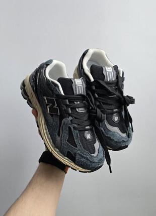 Кроссовки new balance 1906d • dark blue black