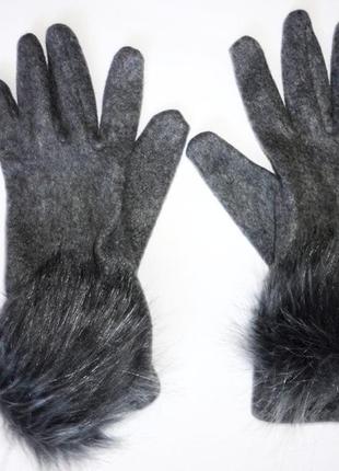 Кожаные перчатки р.s (шир. 9,5см, дл. среднего пальца 7,5)