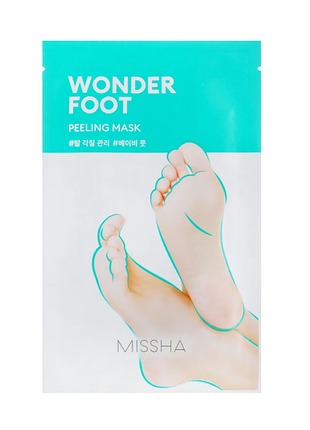 Missha wonder foot peeling mask пілінг-носочки