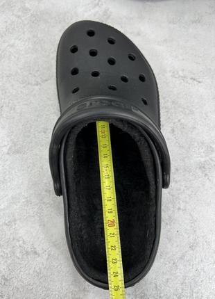 Классические утепленные шлепанцы crocs lined7 фото