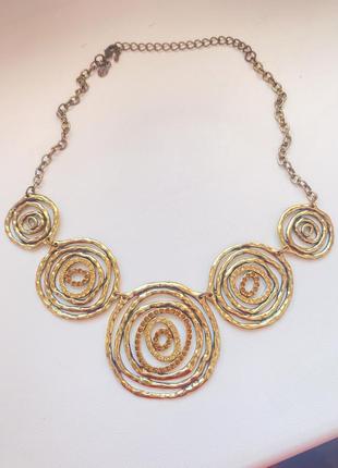 Ожерелье со стразами, винтаж4 фото