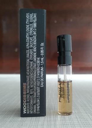 Woodissime, mugler les exceptions, пробник
