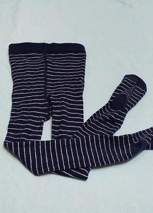 Сині смугасті колготки 92-98р 5971