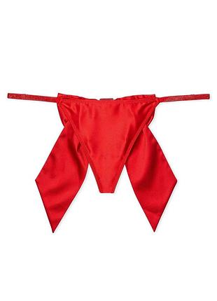 Трусики червоні стрінги стрази оригінал victoria’s secret 4