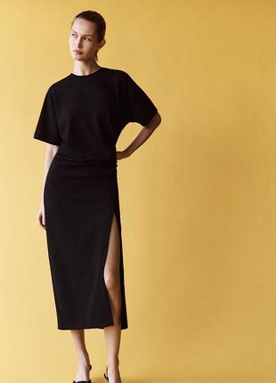 Платье женское черное zara new