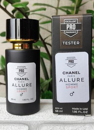 Парфумована вода тестер чоловічий  allure homme sport алюр спорт хоме