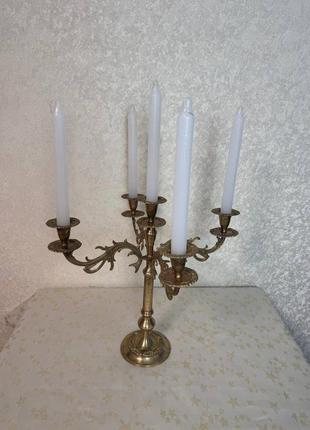 Продам подсвечник большой бронзовый