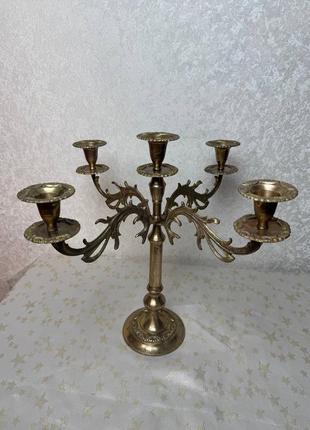 Продам подсвечник большой бронзовый