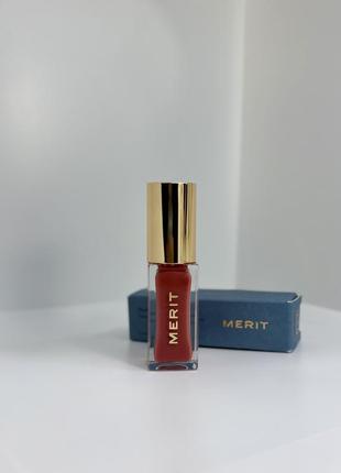 Зволожуюче масло для губ merit beauty pink beet