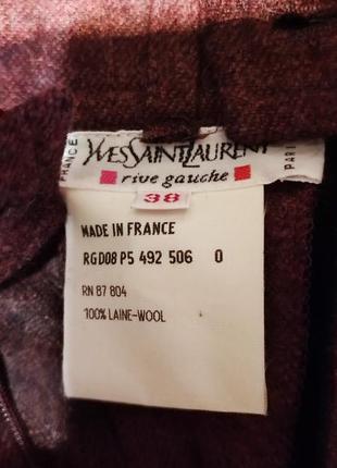 Винтажные брюки yves saint laurent  rive gauche.6 фото