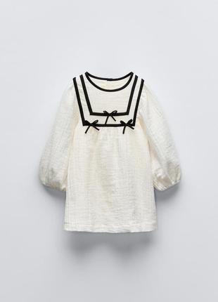 Невероятное праздничное платье zara с бантиками платья