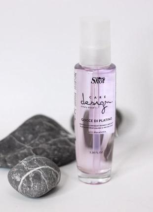 Платиновые кристаллы для придания блеска shot care design simply blond platinum drop