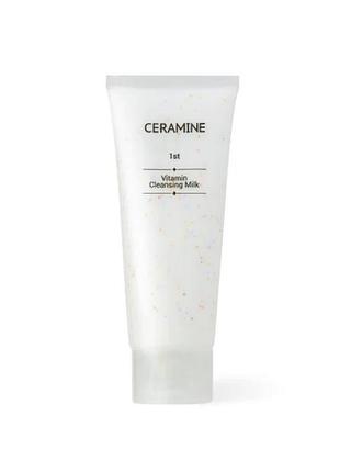 Витаминизированное очищающее молочко ceramine vitamin cleansing milk