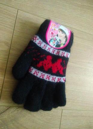 Дитячі рукавиці/ шерсть / зимові рукавички/рукавиці