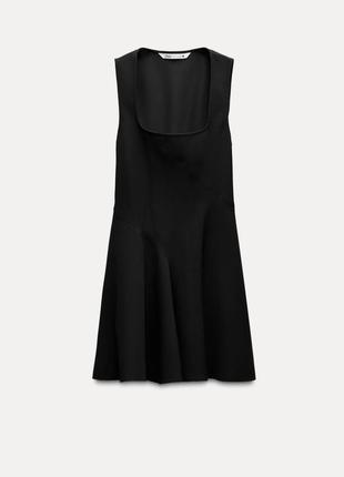 Коротка сукня zara collection з квадратним коміром
