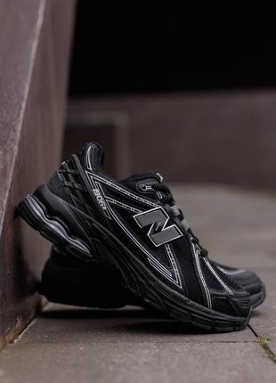Кроссовки new balance 1906r black metallic silver
